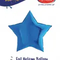 24Mavi Yıldız Folyo Balon