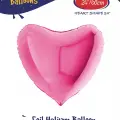 24 Pembe Kalp Folyo Balon