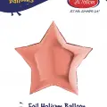 24Rose Gold Yıldız Folyo Balon