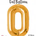 34 Altın Renk Folyo Balon ( 0 )