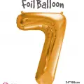 34 Altın Renk Folyo Balon ( 7 )