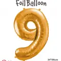 34 Altın Renk Folyo Balon ( 9 )