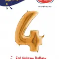 40 Altın Renk Folyo Balon ( 4 )