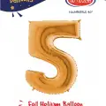 40 Altın Renk Folyo Balon ( 5 )