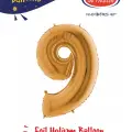 40 Altın Renk Folyo Balon ( 9 )