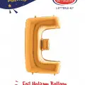 40 Altın Renk Folyo Balon ( E )