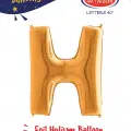 40 Altın Renk Folyo Balon ( H )