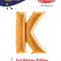 40 Altın Renk Folyo Balon ( K )