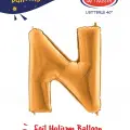 40 Altın Renk Folyo Balon ( N )