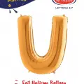 40 Altın Renk Folyo Balon ( U )
