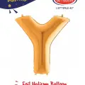 40 Altın Renk Folyo Balon ( Y )