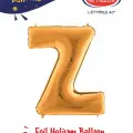 40 Altın Renk Folyo Balon ( Z )