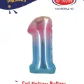 40 Gökkuşağı Renk Folyo Balon ( 1 )
