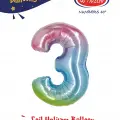 40 Gökkuşağı Renk Folyo Balon ( 3 )