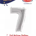 40 Gümüş Renk Folyo Balon ( 7 )