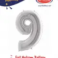40 Gümüş Renk Folyo Balon ( 9 )