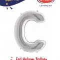 40 Gümüş Renk Folyo Balon ( C )