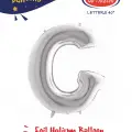 40 Gümüş Renk Folyo Balon ( G )
