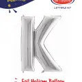 40 Gümüş Renk Folyo Balon ( K )