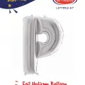 40 Gümüş Renk Folyo Balon ( P )