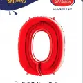 40 Kırmızı Renk Folyo Balon ( 0 )