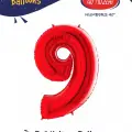 40 Kırmızı Renk Folyo Balon ( 9 )