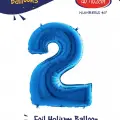 40 Mavi Renk Folyo Balon ( 2 )
