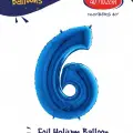 40 Mavi Renk Folyo Balon ( 6 )