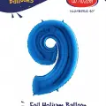 40 Mavi Renk Folyo Balon ( 9 )