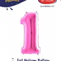 40 Pembe Renk Folyo Balon ( 1 )