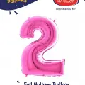 40 Pembe Renk Folyo Balon ( 2 )
