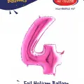 40 Pembe Renk Folyo Balon ( 4 )