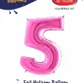 40 Pembe Renk Folyo Balon ( 5 )