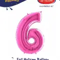 40 Pembe Renk Folyo Balon ( 6 )