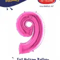 40 Pembe Renk Folyo Balon ( 9 )