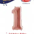 40 Rose Renk Folyo Balon ( 1 )