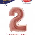 40 Rose Renk Folyo Balon ( 2 )