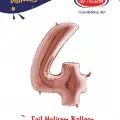 40 Rose Renk Folyo Balon ( 4 )