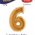 16Altın Folyo Balon ( 6 )
