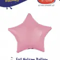 18 Açık Pembe Yıldız Folyo Balon