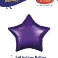18 Mor Yıldız Folyo Balon