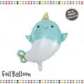 Açık Mavi Baby Shark Folyo Balon