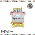 Ayaklı Pasta Folyo Balon