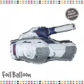 Beyaz Tank Folyo Balon