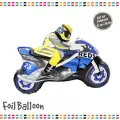Mavi Motorsiklet Folyo Balon
