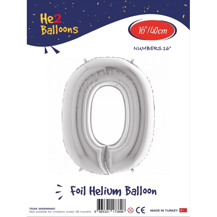 16Gümüş Renk Folyo Balon ( 0 )