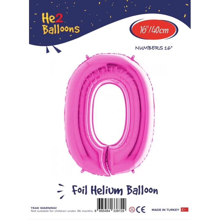16Pembe Renk Folyo Balon ( 0 )