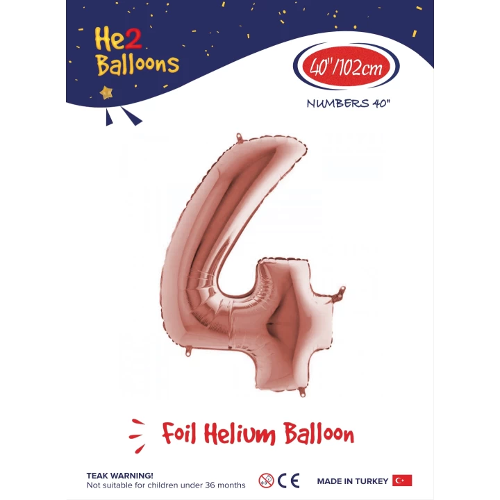 16Rose Gold Folyo Balon ( 4 )