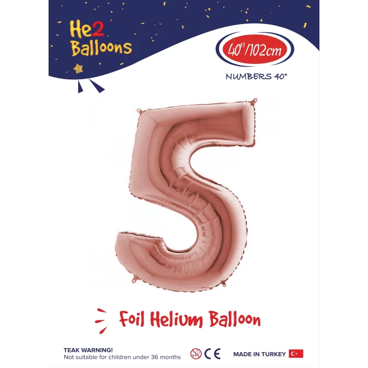 16Rose Gold Folyo Balon ( 5 )