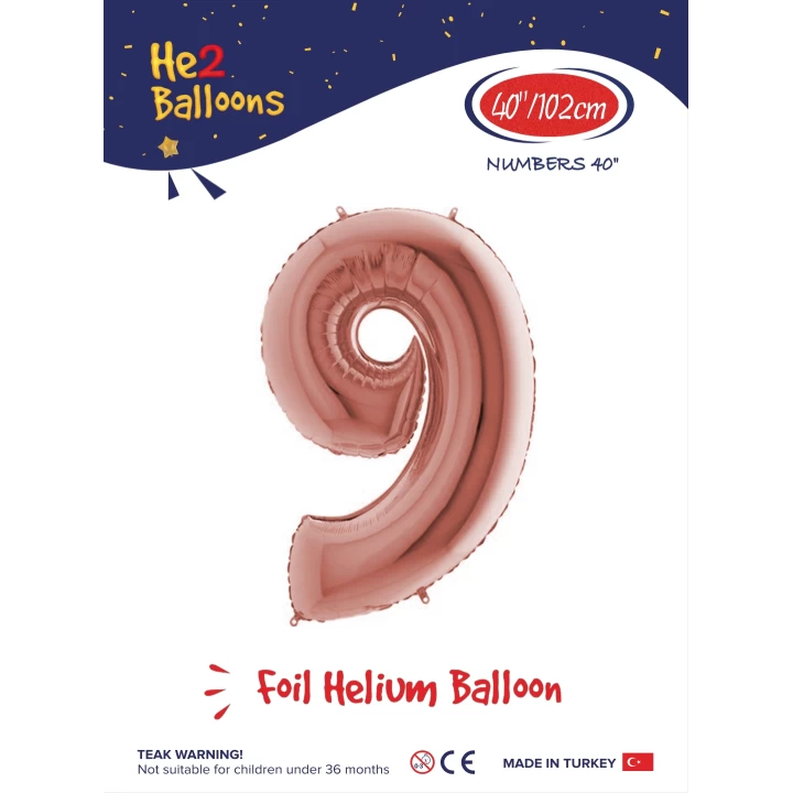 16Rose Gold Folyo Balon ( 9 )